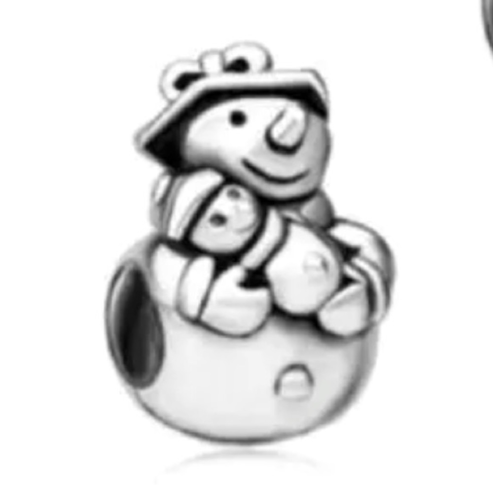 New 925-Charm Bead Fit Original Pandora Bracelet